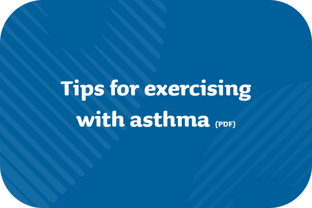 Tips for exercising with asthma PDF