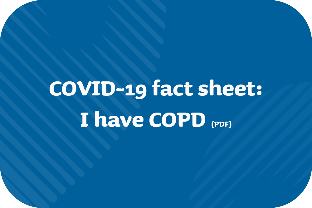 COVID-19 fact sheet: I have COPD PDF